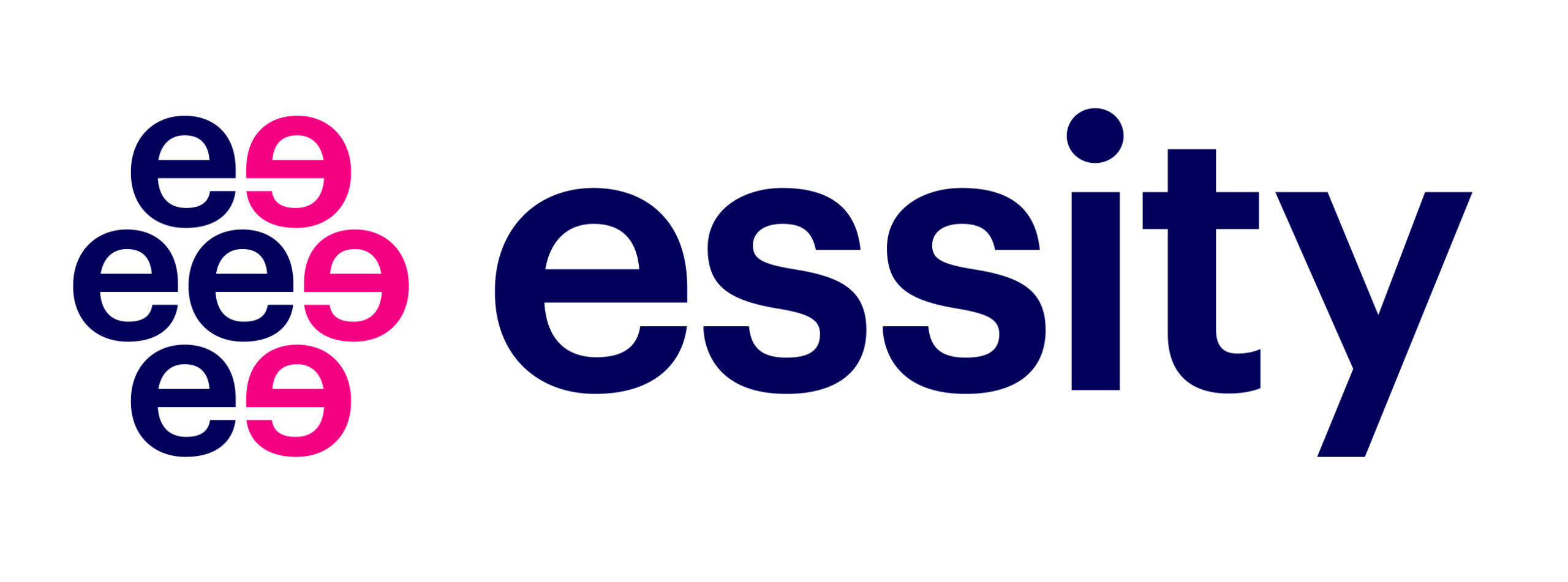 Logo van Essity – internationaal merk voor hygiëne- en gezondheidsoplossingen.