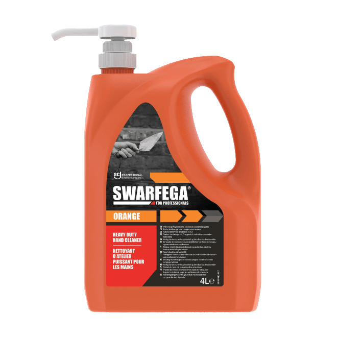 Swarfega Orange 4ltr, met pomp