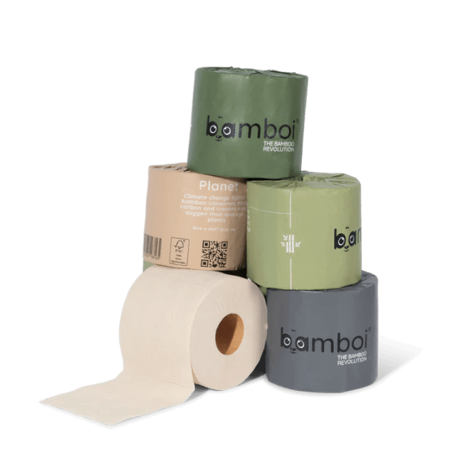 Bamboi Toiletpapier Maxi, 2-laags, 24 x 100mtr, 725 vel