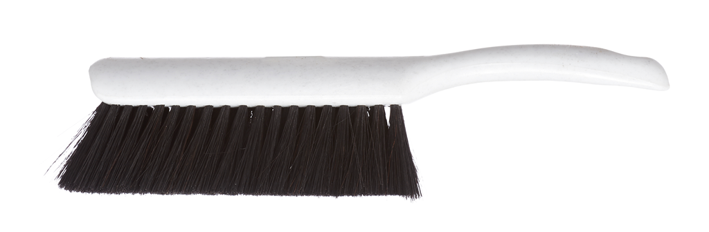 Handstoffer kunststof, paardehaar vulling