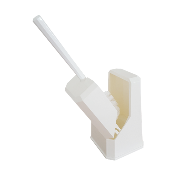 Closetgarnituur wit gesloten