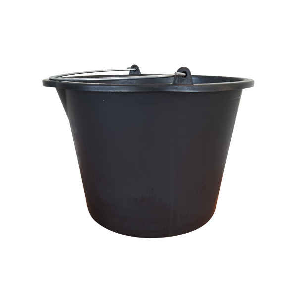 Bouwemmer Zwart 12 Liter