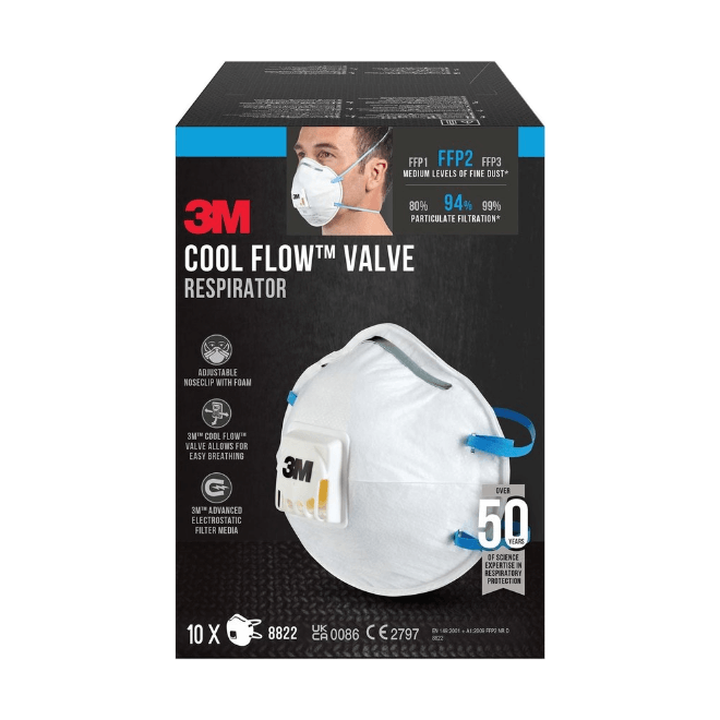 3M 8822 Stofmasker FFP2